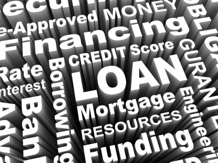 Loan Borrow Money Mortgage Credit Score Rating 3d Render Illustration