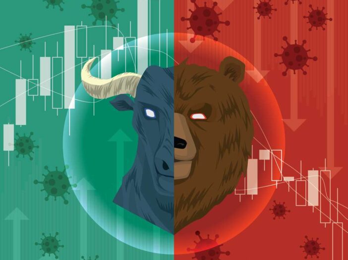 Bull vs Bear Stock Market - COVID-19 Second Waver Markets React
