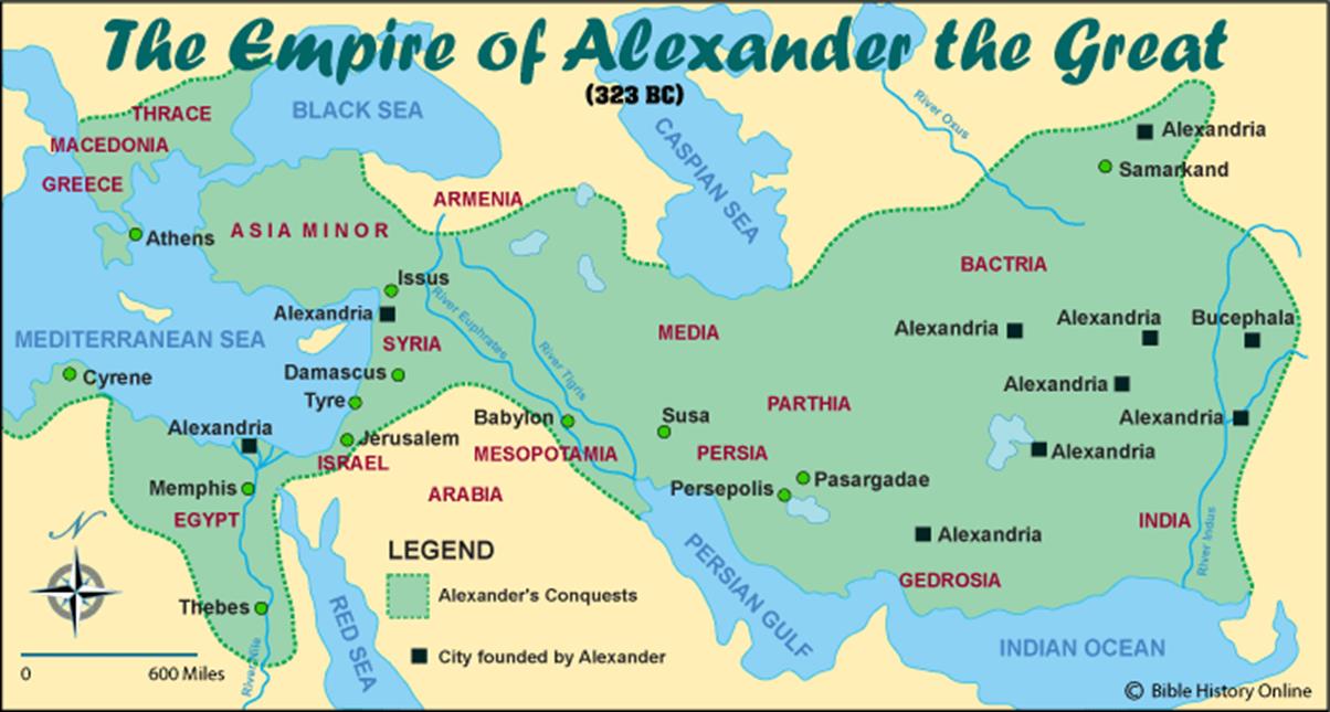 The Empire of Alexander The Great