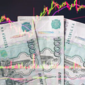 Russian stocks and rubel