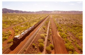 FMG:ASX iron ore train