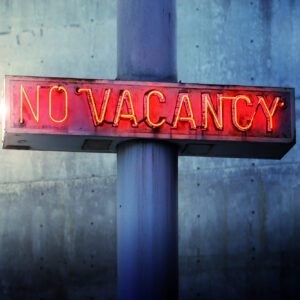 vacancy rates all time low sign