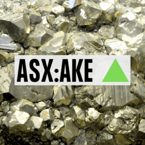 ASX:AKE ticker up