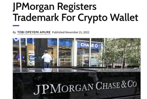 JPMorgan trademark crypto wallet