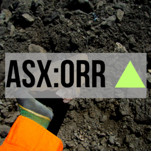 ASX:ORR orecorp ticker