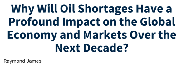 oil shortages
