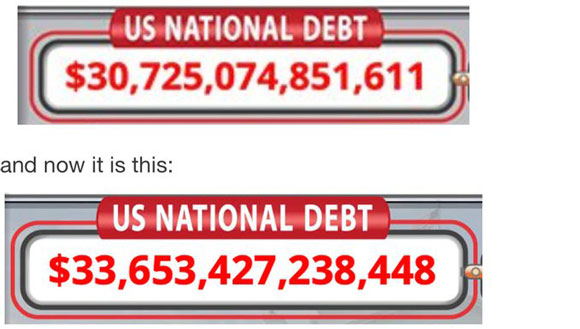 US national debt