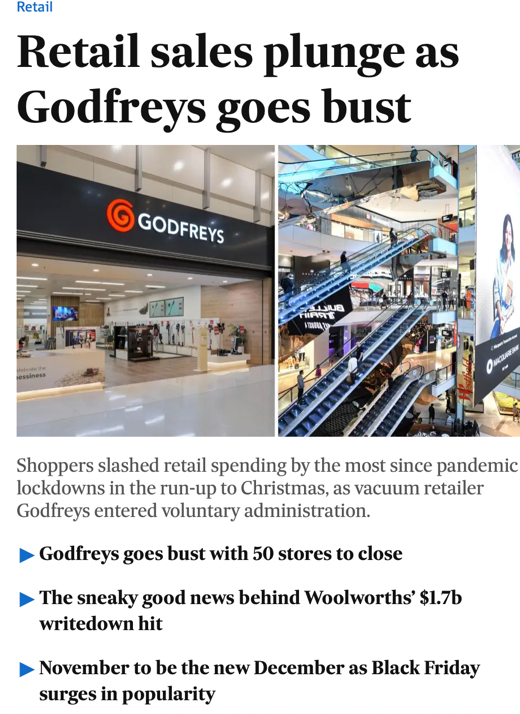 godfreys stock news