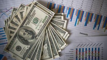 US dollar and chart
